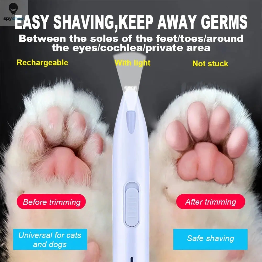 Dog Hair Trimmer Electric Dog Cutter Professional Pet Foot Hair Trimmer Cat Grooming Hairdresser Scissors Butt Ear Pedicator Spy-shop.com