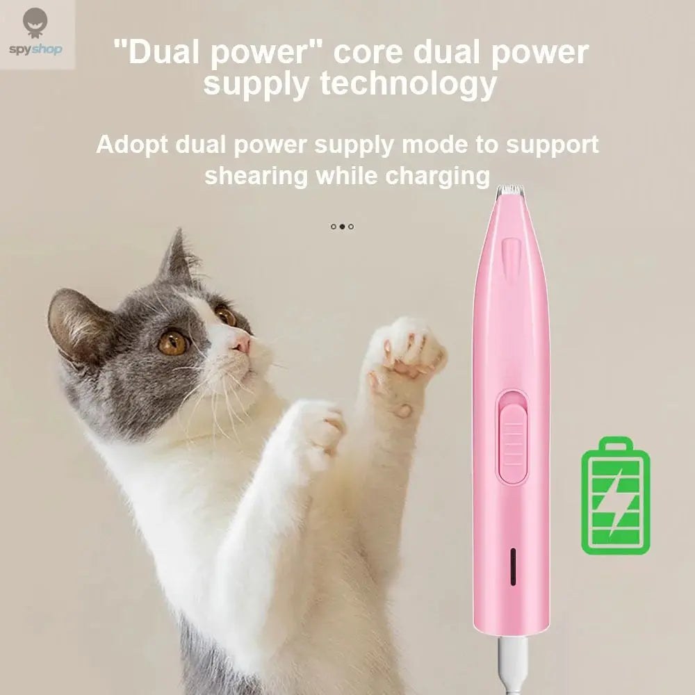 Dog Hair Trimmer Electric Dog Cutter Professional Pet Foot Hair Trimmer Cat Grooming Hairdresser Scissors Butt Ear Pedicator Spy-shop.com