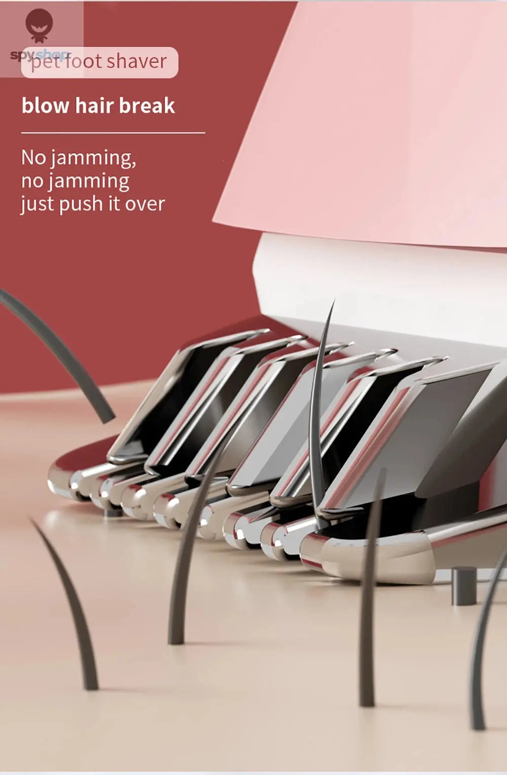 Dog Hair Trimmer Electric Dog Cutter Professional Pet Foot Hair Trimmer Cat Grooming Hairdresser Scissors Butt Ear Pedicator Spy-shop.com