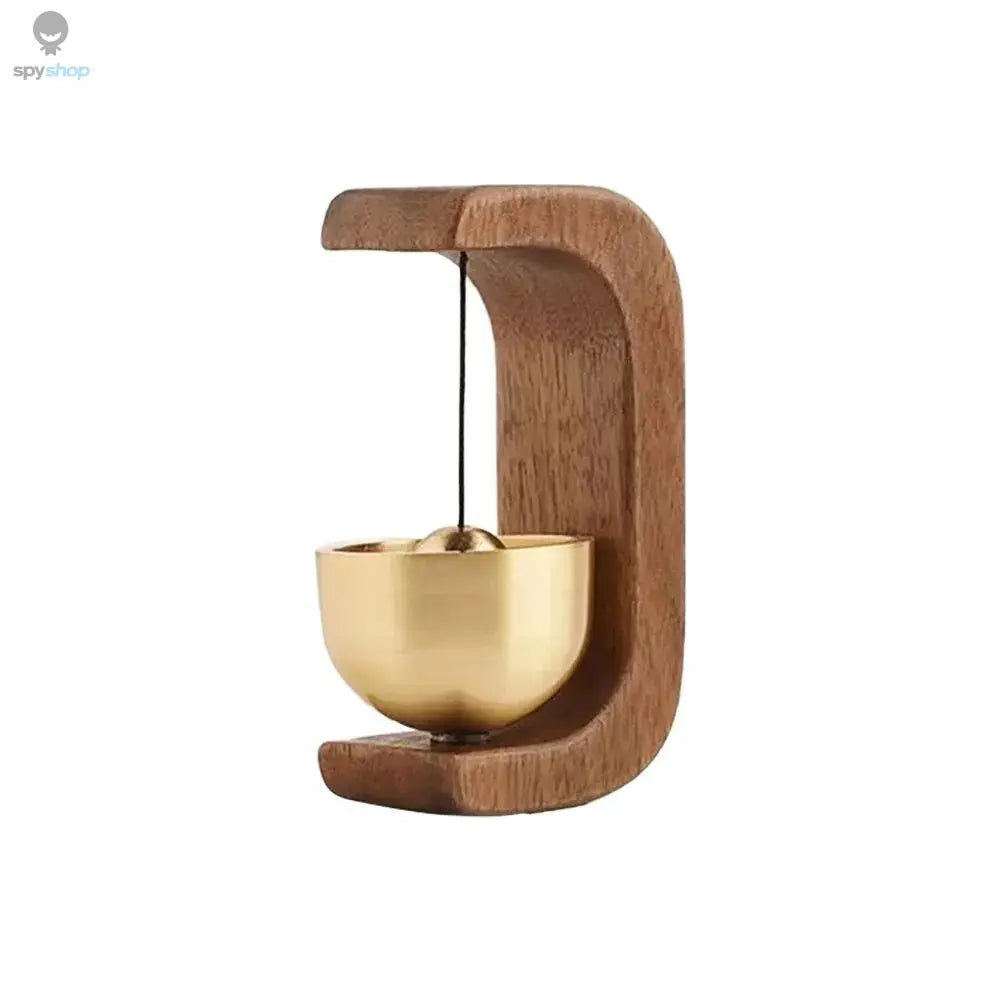 Dopamine Wind-bell Magnetic Inhalation Home Wind-bell Beech Car Into The Door To Remind The Bell Copper Bell Walnut Copper Ornam Spy-shop.com