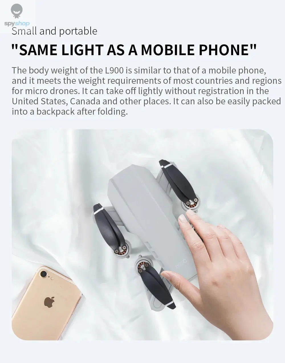 Drone L900 Pro 4K Professional 5G GPS HD Dual Camera Photography Brushless Foldable Quadcopter RC Distance 1.2KM Drones Toys Spy-shop.com