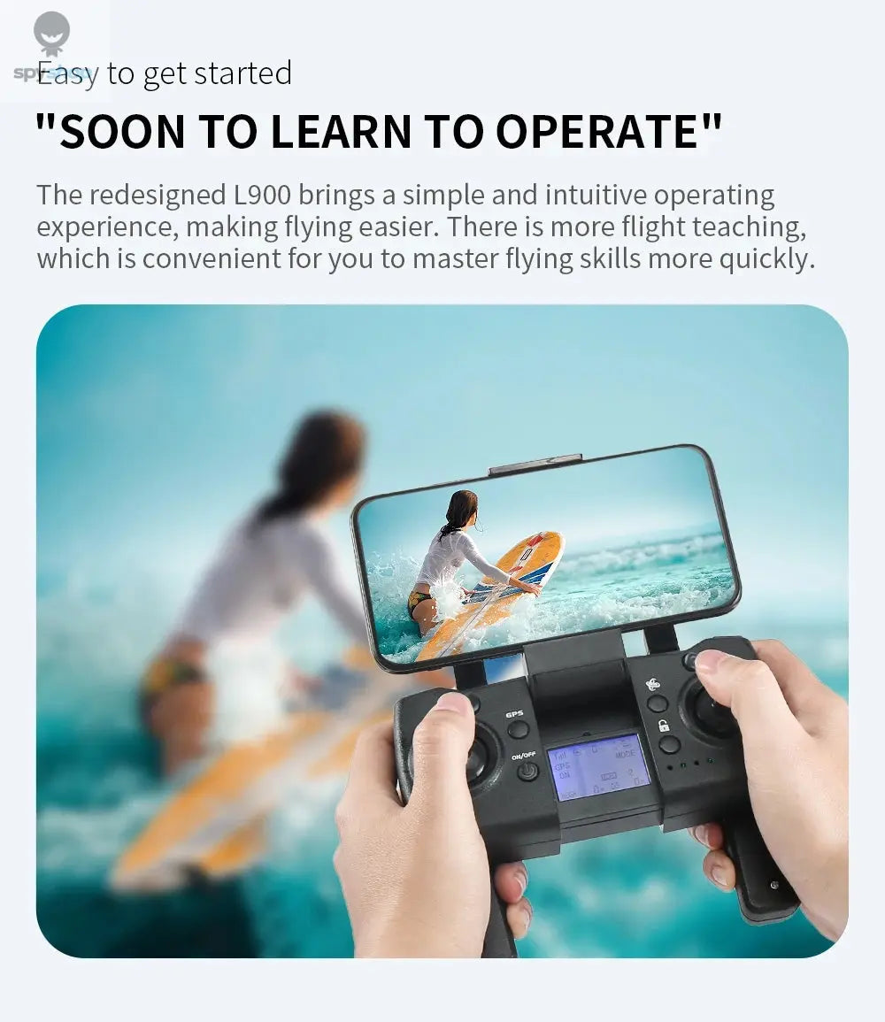 Drone L900 Pro 4K Professional 5G GPS HD Dual Camera Photography Brushless Foldable Quadcopter RC Distance 1.2KM Drones Toys Spy-shop.com