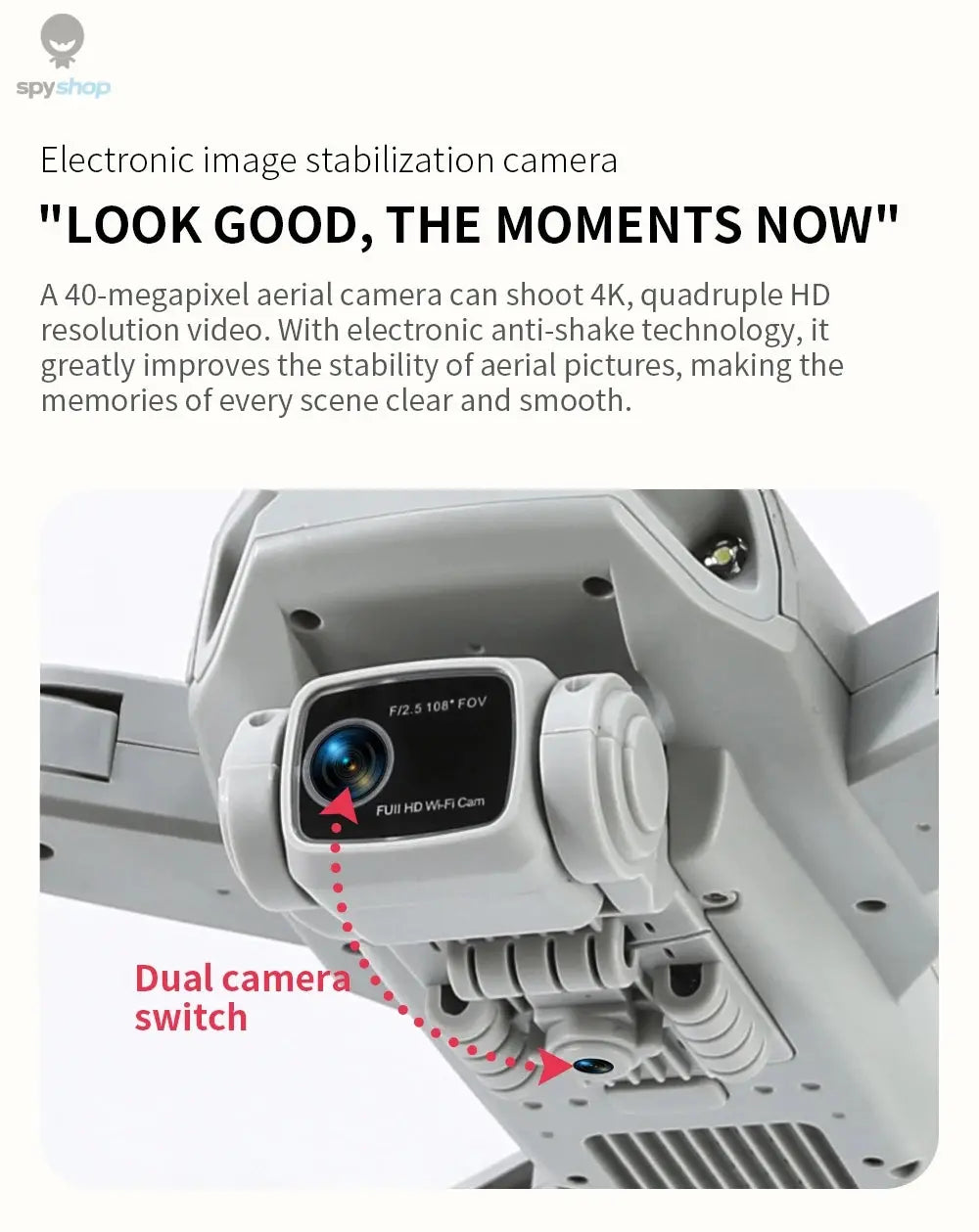 Drone L900 Pro 4K Professional 5G GPS HD Dual Camera Photography Brushless Foldable Quadcopter RC Distance 1.2KM Drones Toys Spy-shop.com