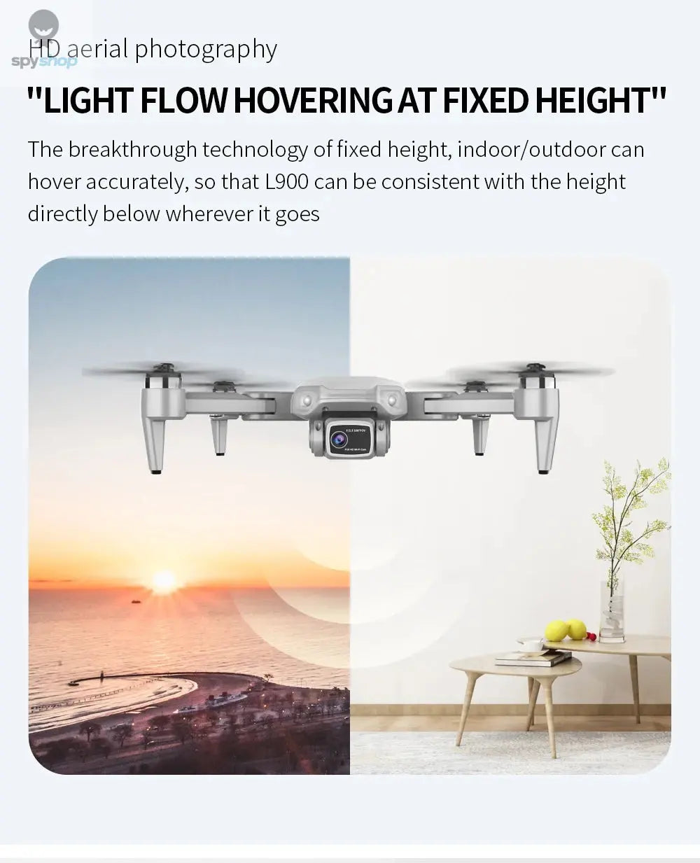 Drone L900 Pro 4K Professional 5G GPS HD Dual Camera Photography Brushless Foldable Quadcopter RC Distance 1.2KM Drones Toys Spy-shop.com