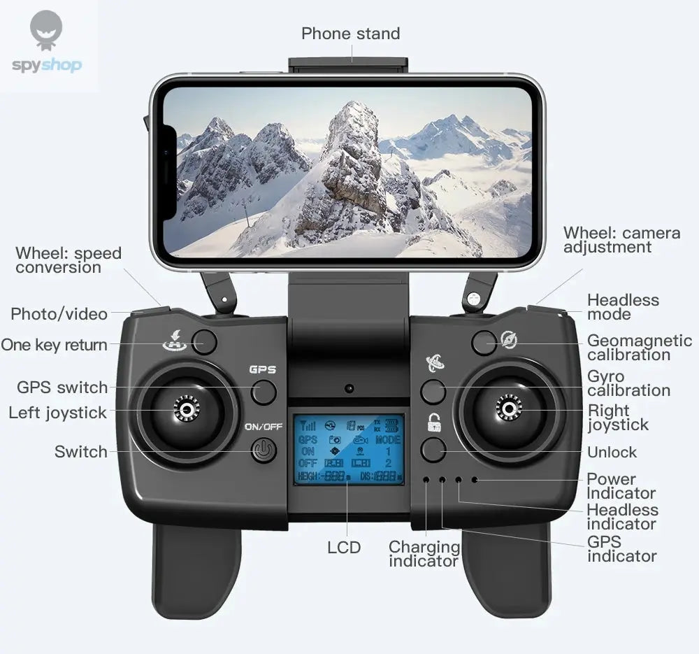 Drone L900 Pro 4K Professional 5G GPS HD Dual Camera Photography Brushless Foldable Quadcopter RC Distance 1.2KM Drones Toys Spy-shop.com