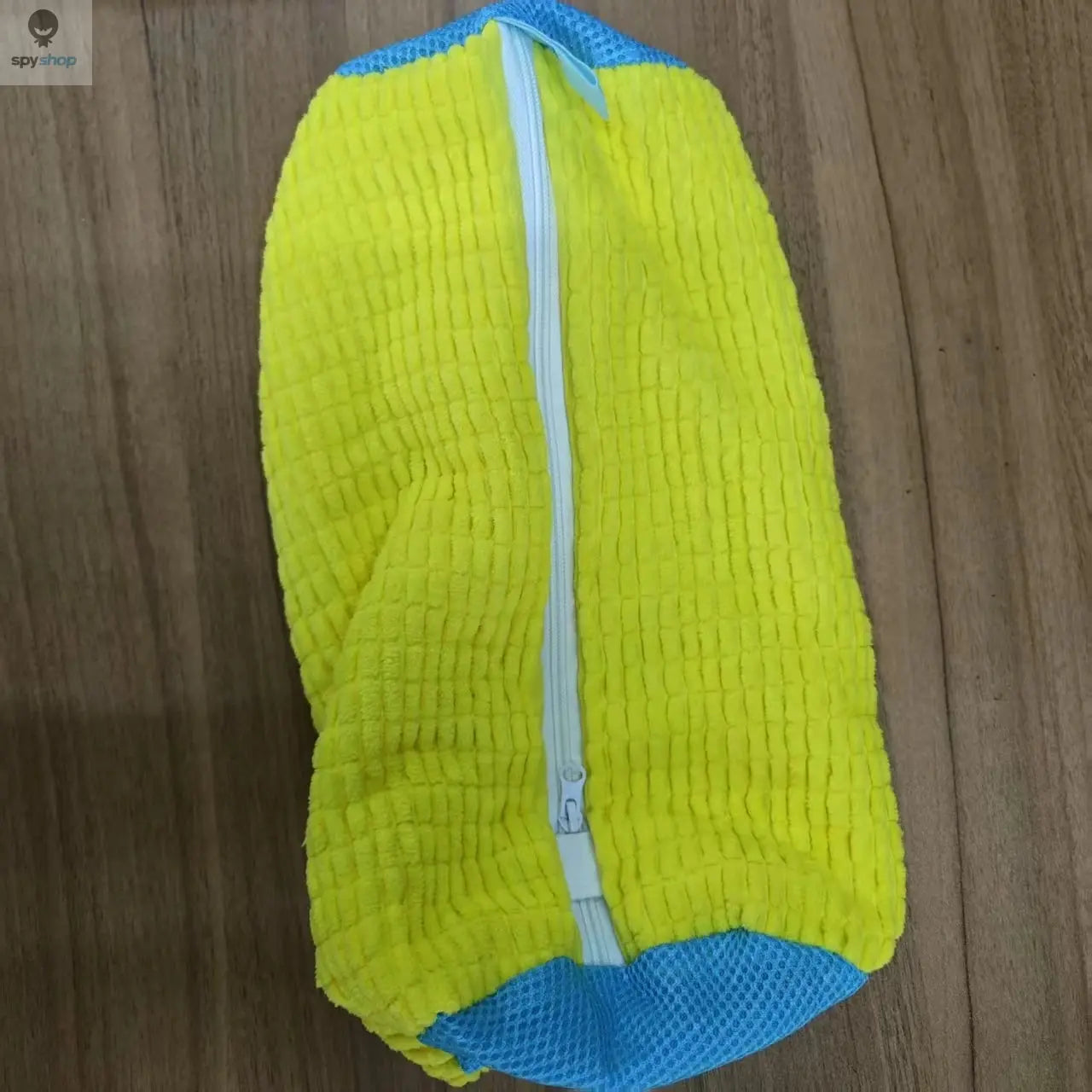 Durable Shoe Washing Machine Bag for All Shoe Types-Yellow with Blue Zipper,Ideal for Sneakers and Casual Shoes,Laundry Wash Bag Spy-shop.com