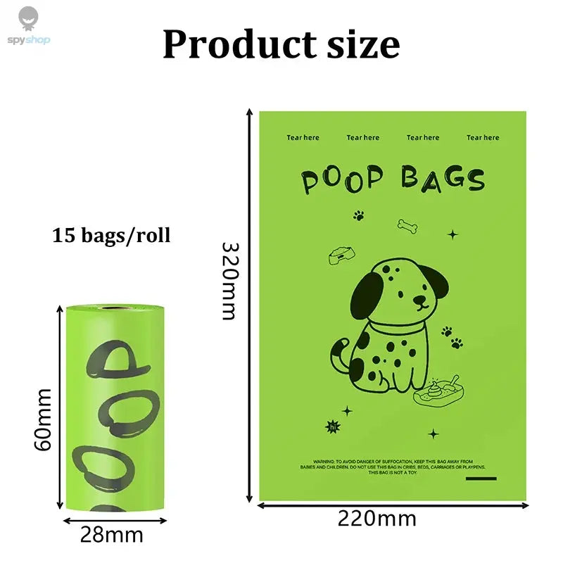 EPI Biodegradable Dog Poop Bags Lavender Scented Pet Poop Bags With Holder Extra Thick Leakproof Dog Poop Bags With Dispenser Spy-shop.com