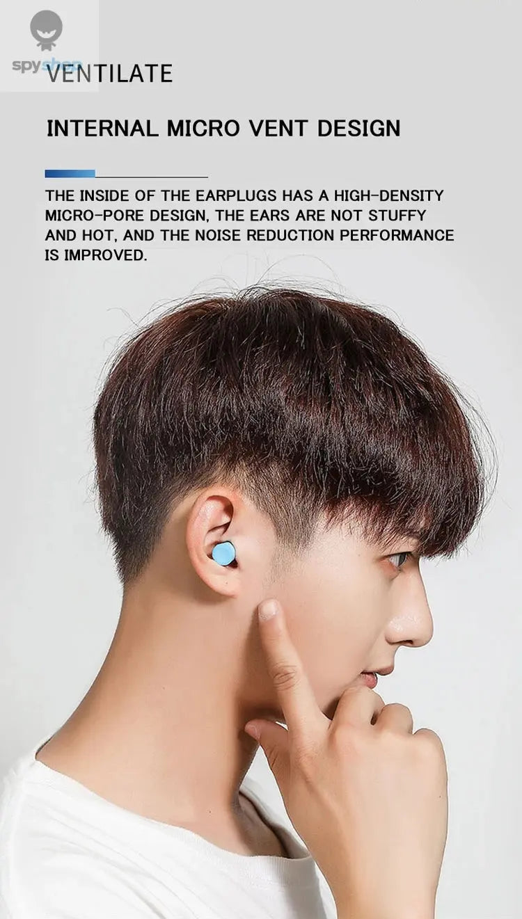 Ear Plugs Earplugs Noise Reduction Ear Plug Foam Oordopjes Slapen Sleep Anti Noise Reduction Music Cancelling Insulation Earplug Spy-shop.com