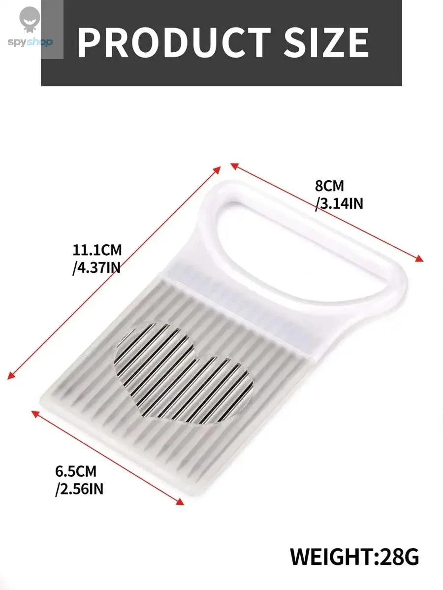 Effortlessly Slice Onions with this 1pc Colorful Onion Slicer Kitchen stainless steel potato chip onion holder Spy-shop.com