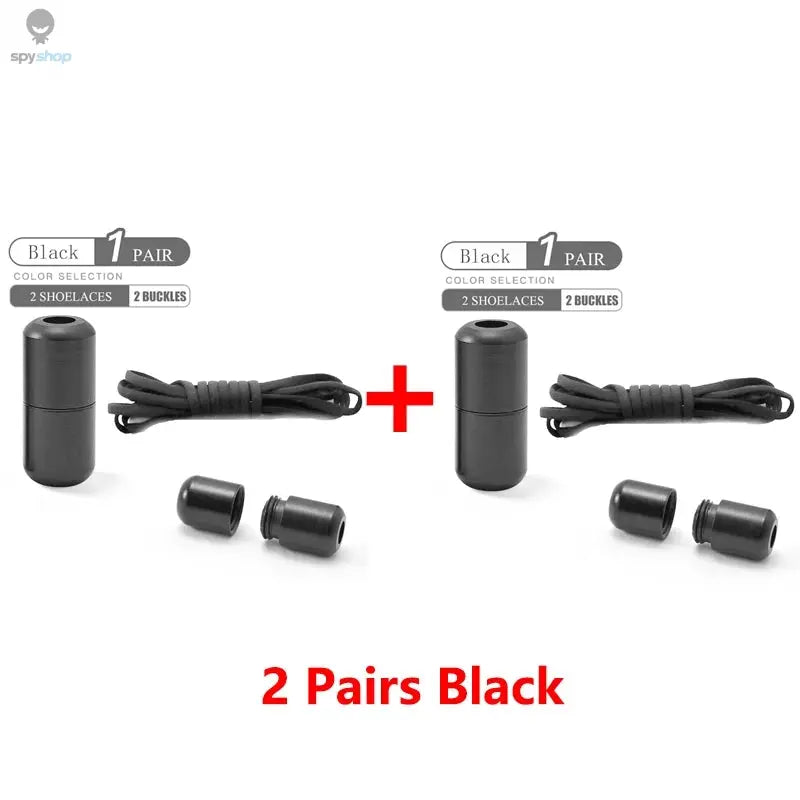 Elastic No Tie Shoelaces Semicircle Shoe Laces For Kids and Adult Sneakers Shoelace Quick Lazy Metal Lock Laces Shoe Strings Spy-shop.com