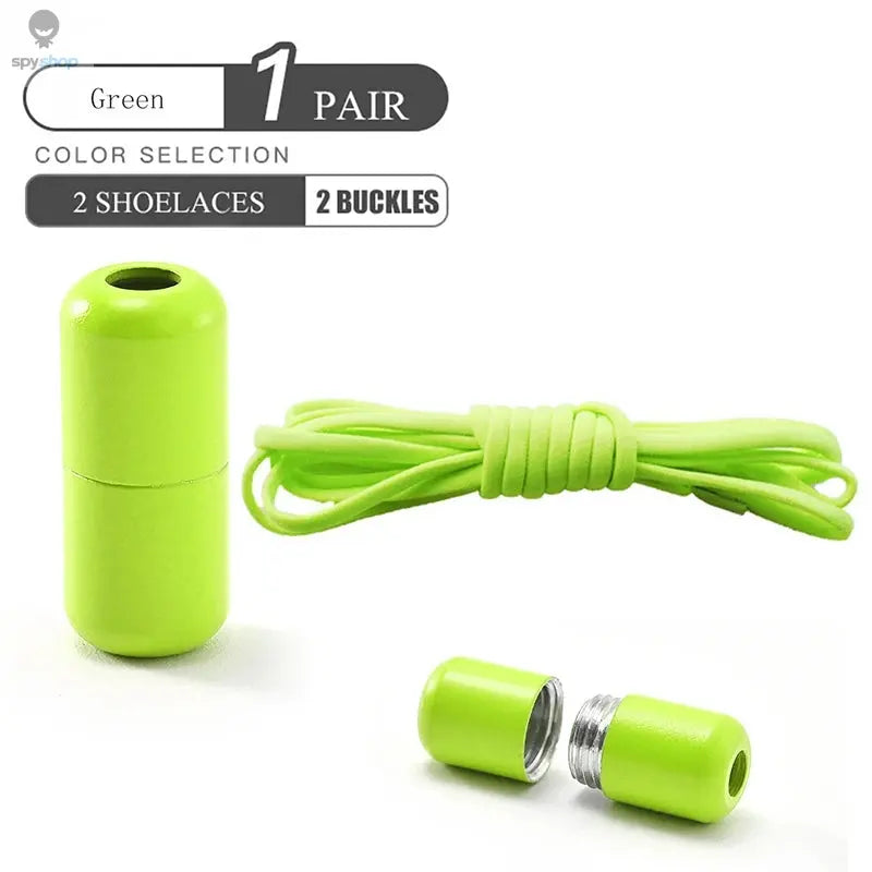 Elastic No Tie Shoelaces Semicircle Shoe Laces For Kids and Adult Sneakers Shoelace Quick Lazy Metal Lock Laces Shoe Strings Spy-shop.com