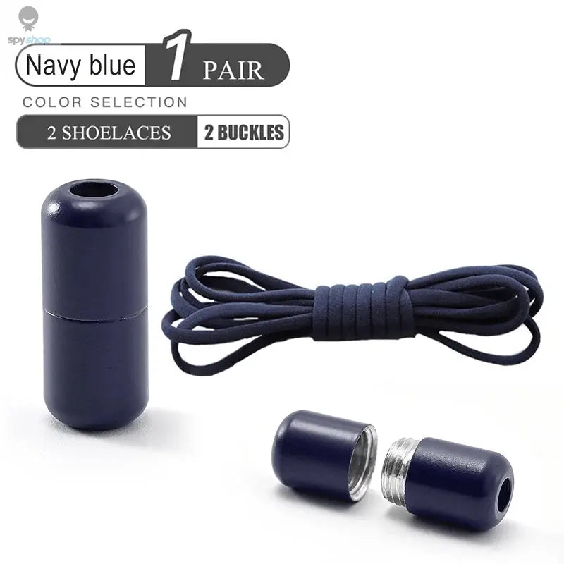 Elastic No Tie Shoelaces Semicircle Shoe Laces For Kids and Adult Sneakers Shoelace Quick Lazy Metal Lock Laces Shoe Strings Spy-shop.com