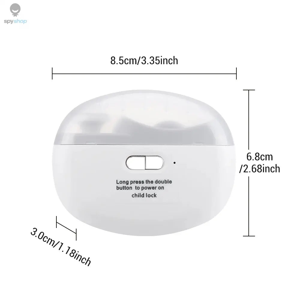 Electric Nail Clipper Grinding and Polishing with Light Automatic Nail Trimmer Rechargeable Nail Cutter Manicure for Baby Adult Spy-shop.com