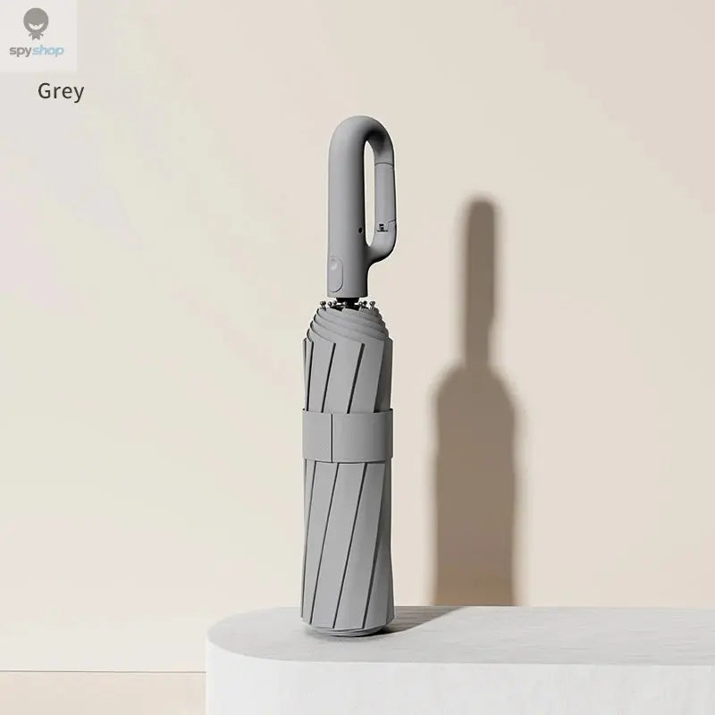 Extra Large Reinforced Wind-resistant Rain-resistant Dual-purpose UV-resistant Fully Automatic Ring-buckle Umbrella Spy-shop.com