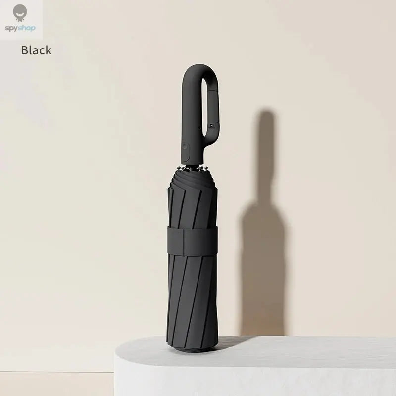 Extra Large Reinforced Wind-resistant Rain-resistant Dual-purpose UV-resistant Fully Automatic Ring-buckle Umbrella Spy-shop.com
