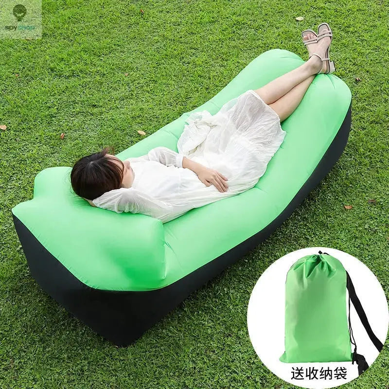 Fast Inflatable Sofa Camping Air Lounger Beach Sleeping Bag Portable Foldable Air Sofa for Travel Picnic Outdoor Lazy Bed Chair Spy-shop.com