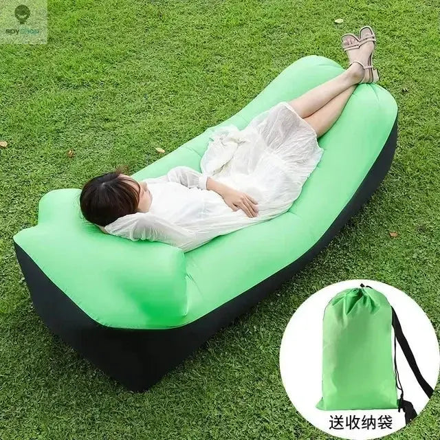 Fast Inflatable Sofa Camping Air Lounger Beach Sleeping Bag Portable Foldable Air Sofa for Travel Picnic Outdoor Lazy Bed Chair Spy-shop.com