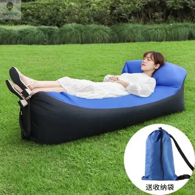 Fast Inflatable Sofa Camping Air Lounger Beach Sleeping Bag Portable Foldable Air Sofa for Travel Picnic Outdoor Lazy Bed Chair Spy-shop.com