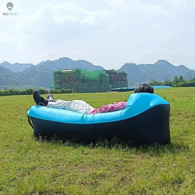 Fast Inflatable Sofa Camping Air Lounger Beach Sleeping Bag Portable Foldable Air Sofa for Travel Picnic Outdoor Lazy Bed Chair Spy-shop.com