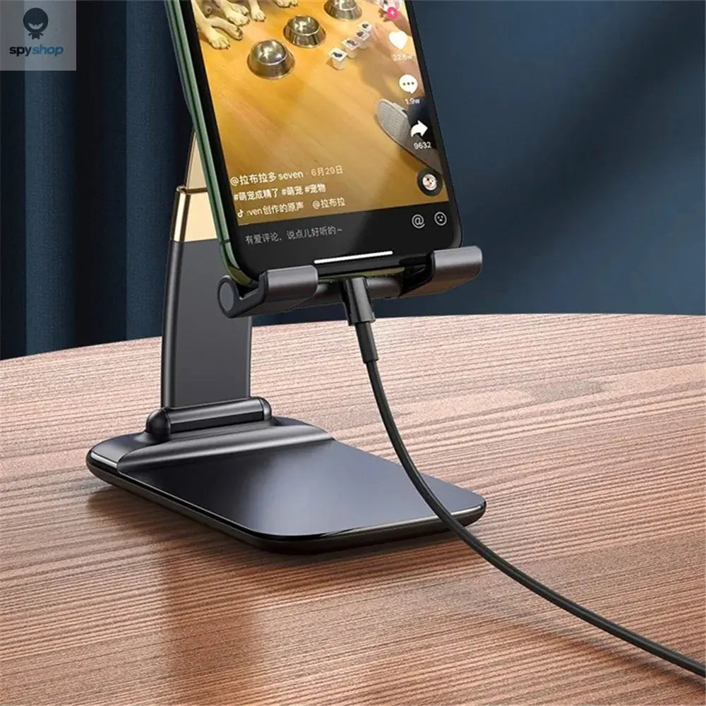 Foldable ABS Desktop Mobile Phone Stand For iPad iPhone 13 X Smartphone Support Tablet Desk Cell Phone Portable Holder Bracket Spy-shop.com
