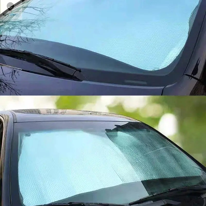 Foldable Universal Car Windscreen Sunshade Cover Sun UV Protection Lightable Sun Visor Covers Car Windscreen Sun Shade