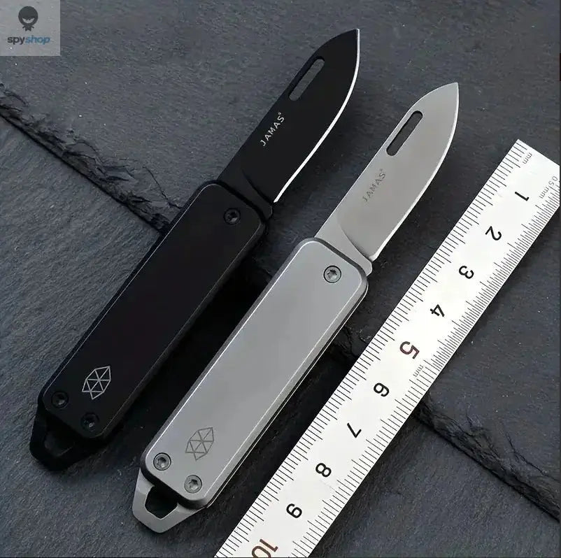 Folding Sharp Outdoor Multi Functional Stainless Steel Mini Home Knife Portable Keychain Fruit Knife Open Box Portable Spy-shop.com