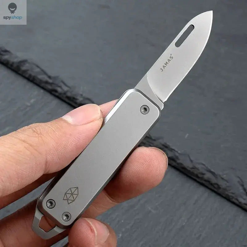 Folding Sharp Outdoor Multi Functional Stainless Steel Mini Home Knife Portable Keychain Fruit Knife Open Box Portable Spy-shop.com