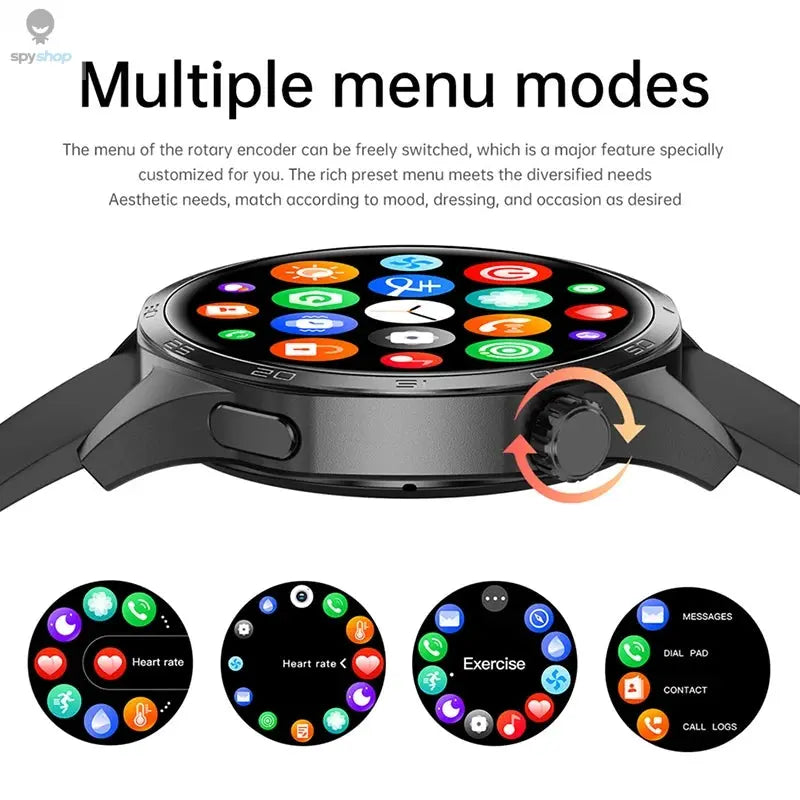 For HUAWEI GT5 Pro GPS NFC Smart Watch Men 360*360 AMOLED Screen Heart rate Bluetooth Call IP67 Waterproof Man Smartwatch 2024 Spy-shop.com