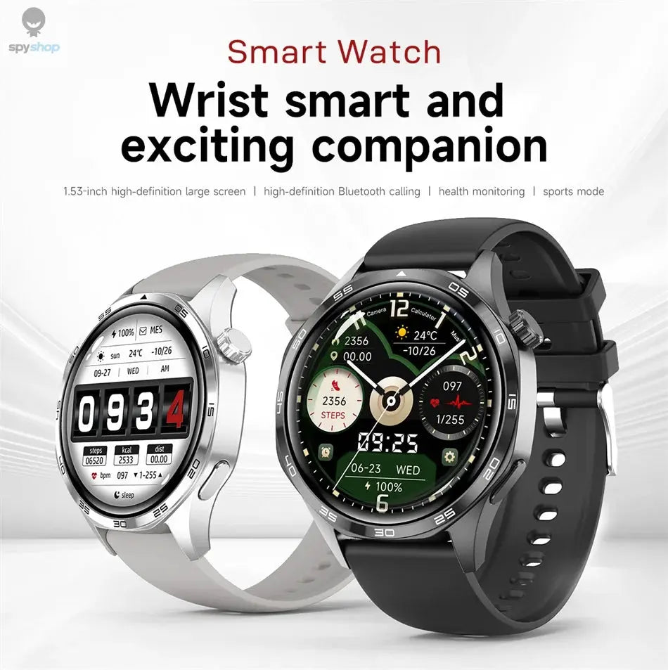 For HUAWEI GT5 Pro GPS NFC Smart Watch Men 360*360 AMOLED Screen Heart rate Bluetooth Call IP67 Waterproof Man Smartwatch 2024 Spy-shop.com