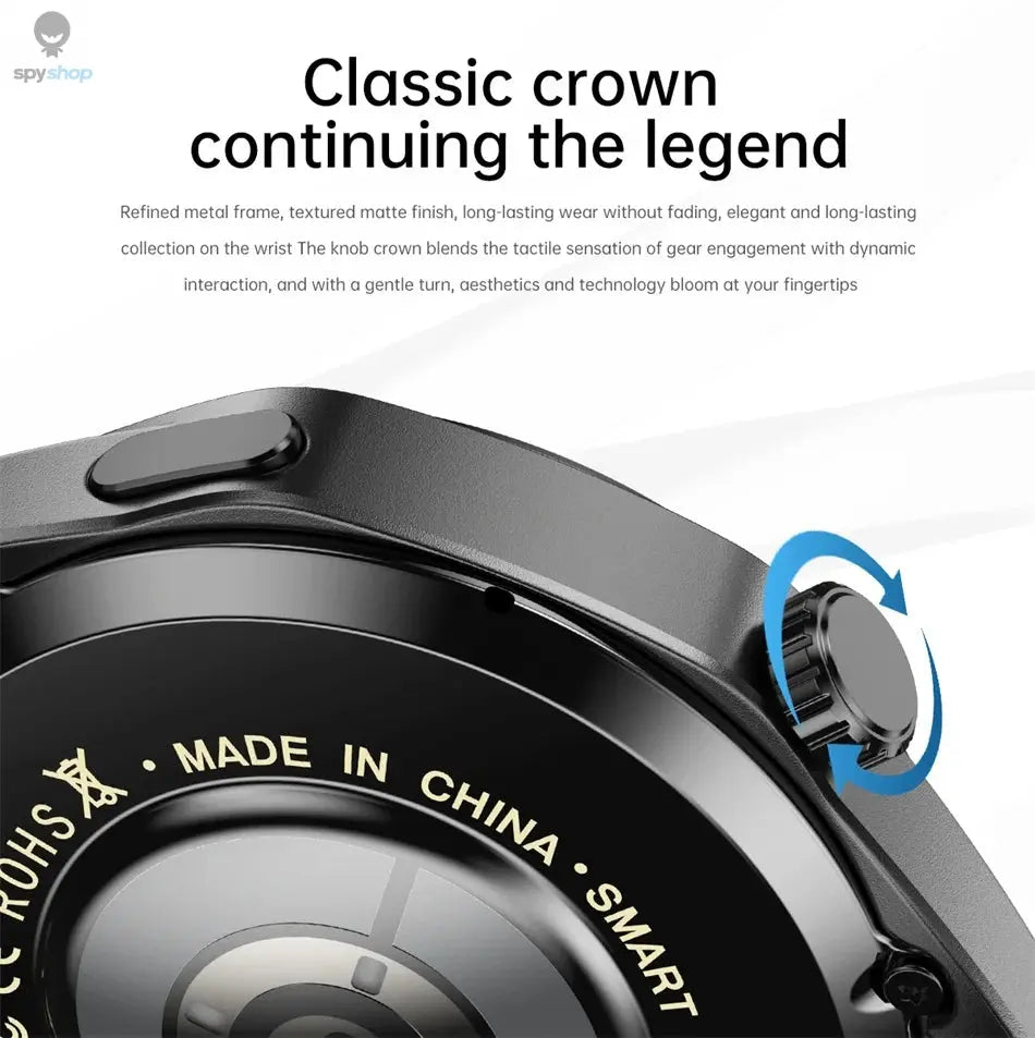 For HUAWEI GT5 Pro GPS NFC Smart Watch Men 360*360 AMOLED Screen Heart rate Bluetooth Call IP67 Waterproof Man Smartwatch 2024 Spy-shop.com