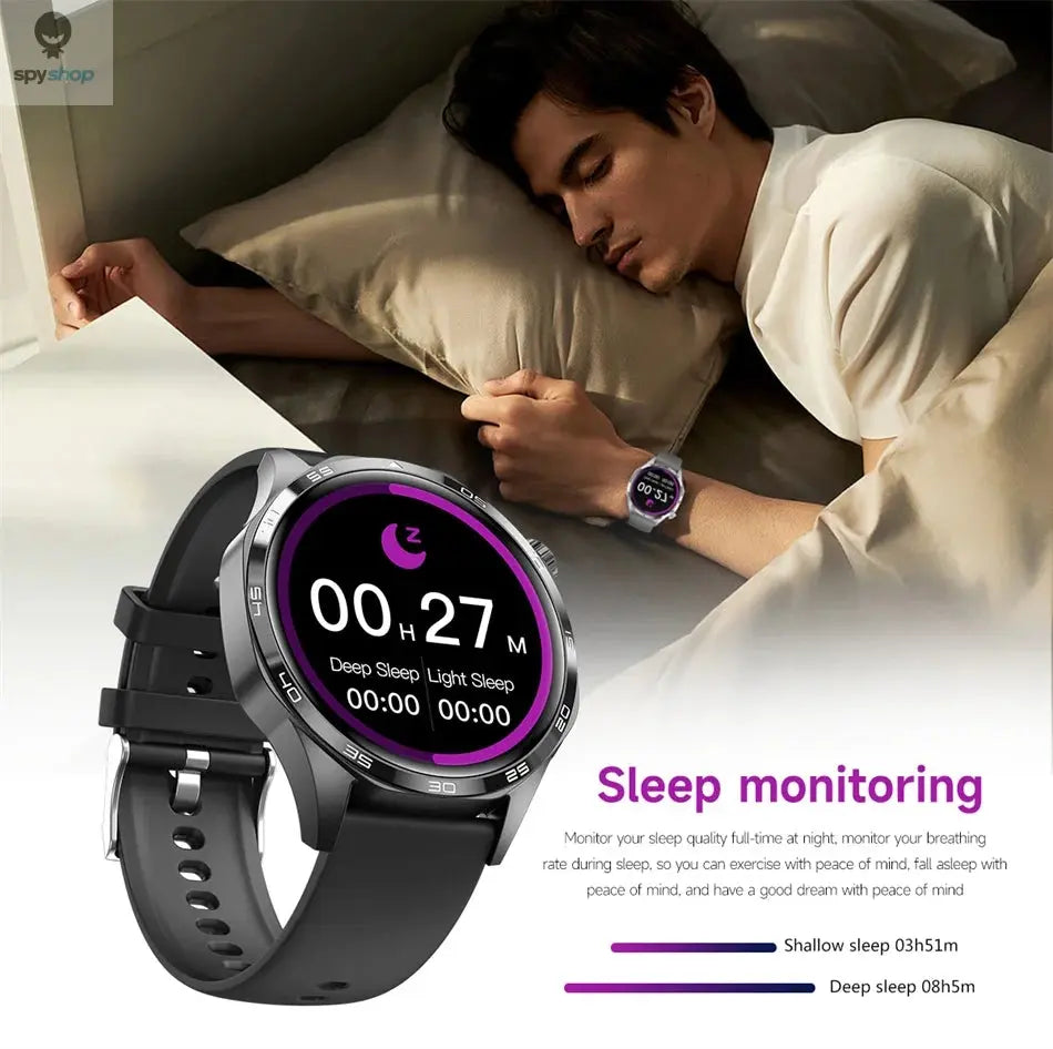For HUAWEI GT5 Pro GPS NFC Smart Watch Men 360*360 AMOLED Screen Heart rate Bluetooth Call IP67 Waterproof Man Smartwatch 2024 Spy-shop.com