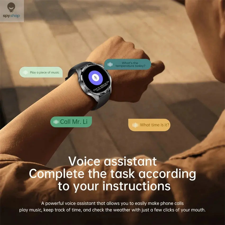 For HUAWEI GT5 Pro GPS NFC Smart Watch Men 360*360 AMOLED Screen Heart rate Bluetooth Call IP67 Waterproof Man Smartwatch 2024 Spy-shop.com