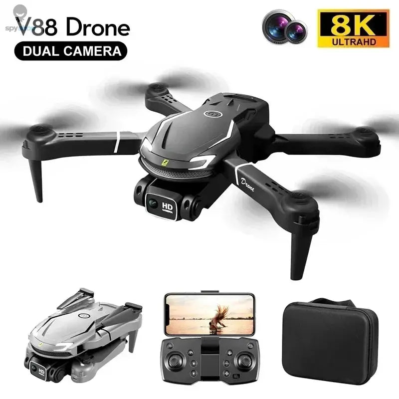 For Xiaomi V88 Drone 8K 5G GPS Professional HD Aerial Photography Remote Control Aircraft HD Dual Camera Quadcopter Toy UAV Spy-shop.com