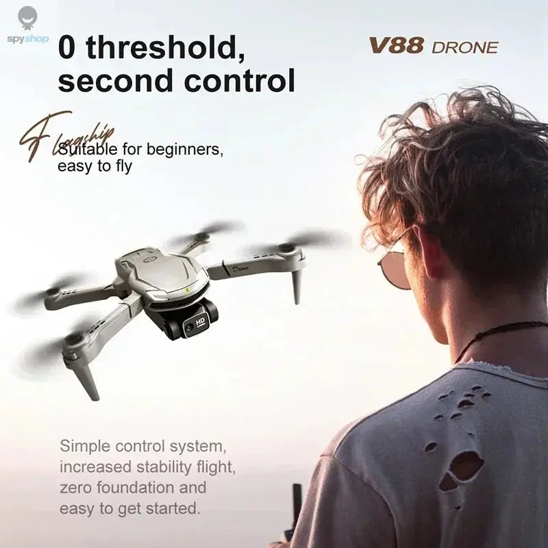 For Xiaomi V88 Drone 8K 5G GPS Professional HD Aerial Photography Remote Control Aircraft HD Dual Camera Quadcopter Toy UAV Spy-shop.com