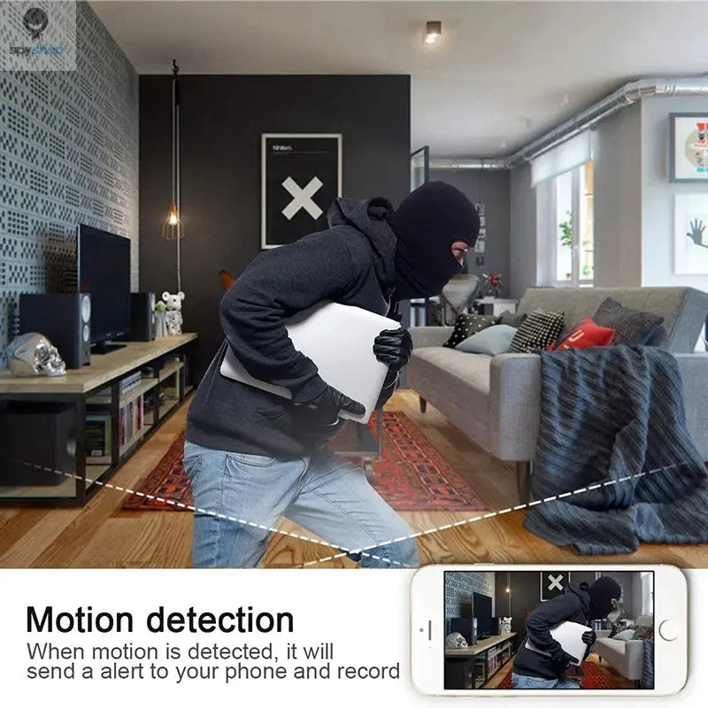 Full HD 1080P Alarm Clock Mini Camera Wireless Wifi Control IR Night Vision View DVR Camcorder Home Surveillance Monitor Video Spy-shop.com