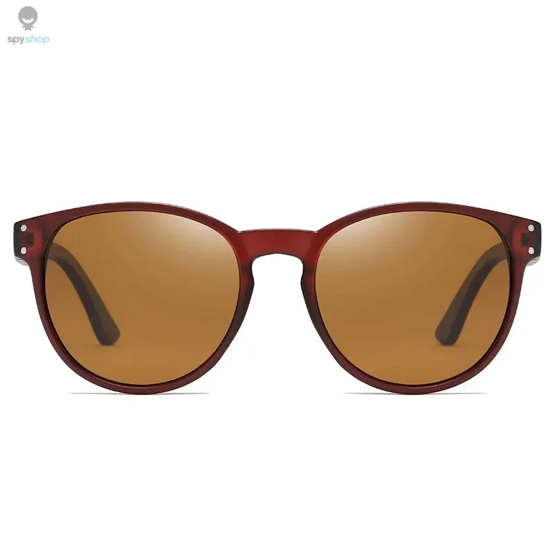 GM Polarized Sunglasses Men Women S5091 Brand Wooden Sunglasses Women Round frame Classic Sunglasses
