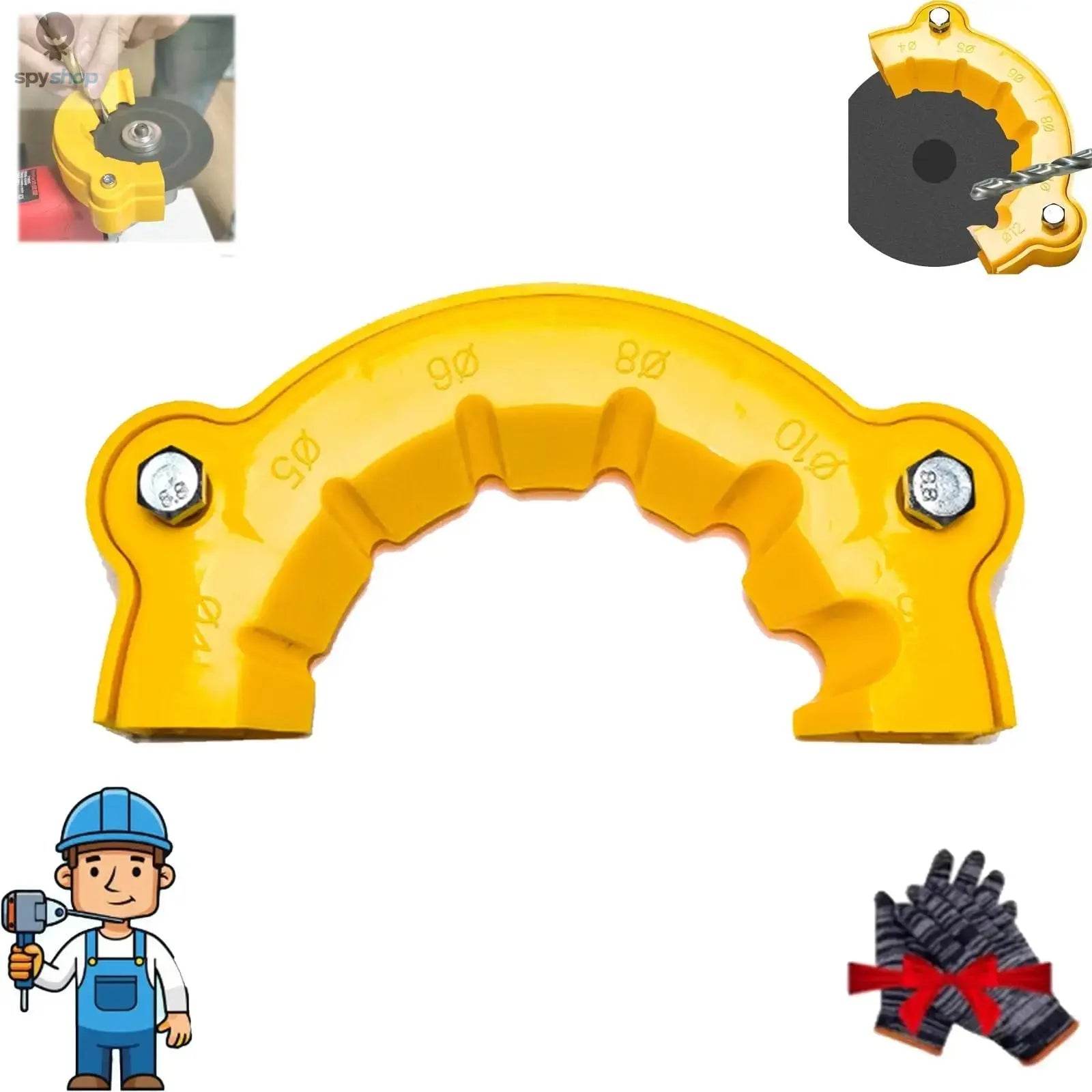 Galacok New drill sharpener MAX 6 in 1 multi-specification drill grinding tool waste drill grinding and polishing auxiliary tool