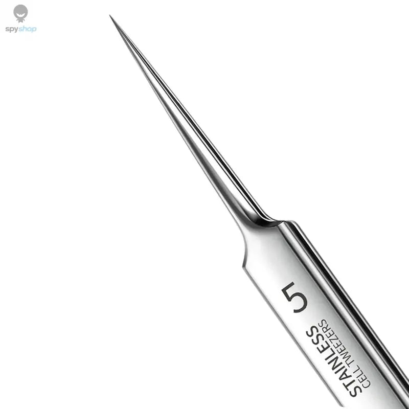 German Ultra-fine No. 5 Cell Pimples Blackhead Clip Tweezers Beauty Salon Special Scraping & Closing Artifact Acne Needle Tool Spy-shop.com