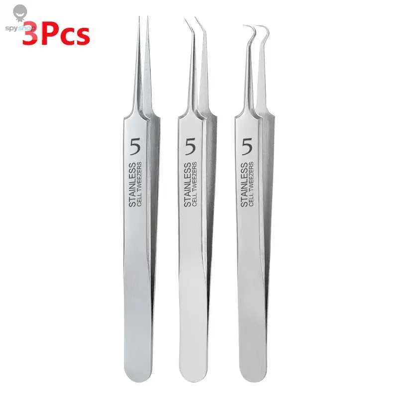 German Ultra-fine No. 5 Cell Pimples Blackhead Clip Tweezers Beauty Salon Special Scraping & Closing Artifact Acne Needle Tool Spy-shop.com