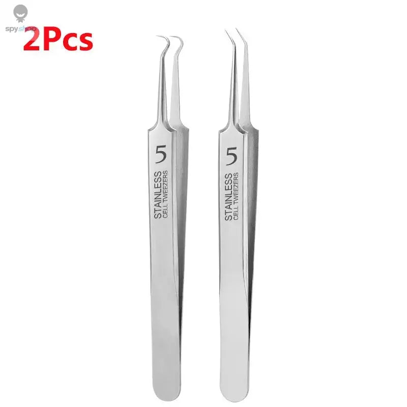 German Ultra-fine No. 5 Cell Pimples Blackhead Clip Tweezers Beauty Salon Special Scraping & Closing Artifact Acne Needle Tool Spy-shop.com