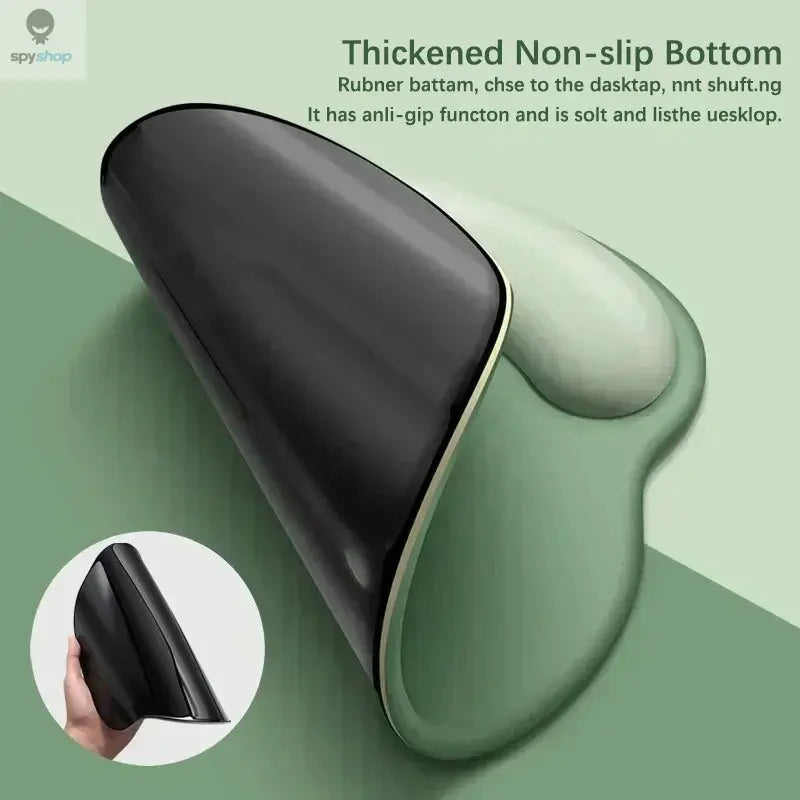 Gradient color mouse pad comfortable wrist rest non-slip mouse pad soft mouse pad wrist rest computer desktop silicone mouse pad Spy-shop.com
