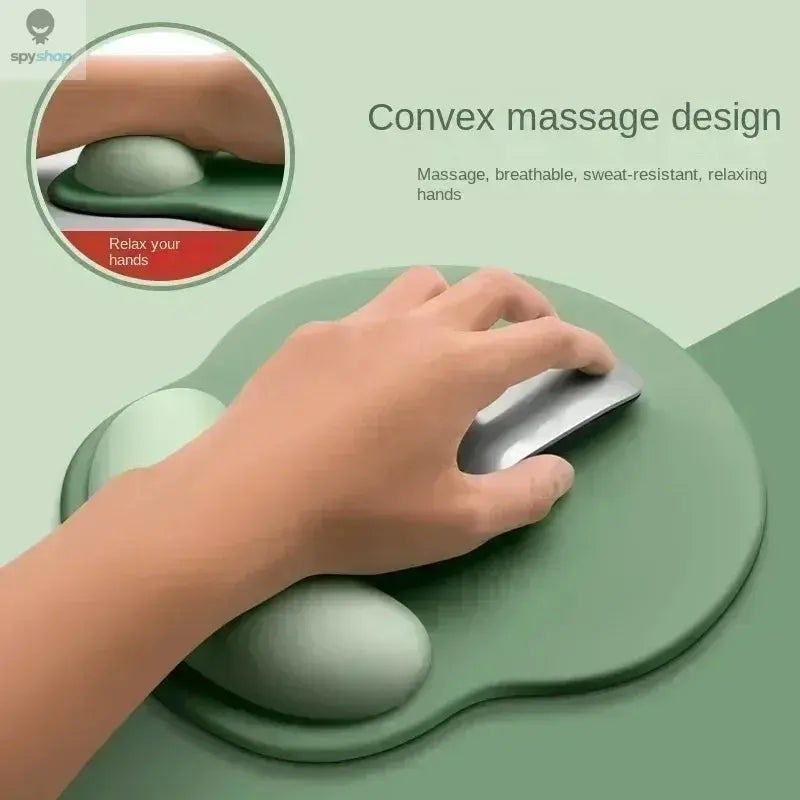 Gradient color mouse pad comfortable wrist rest non-slip mouse pad soft mouse pad wrist rest computer desktop silicone mouse pad Spy-shop.com