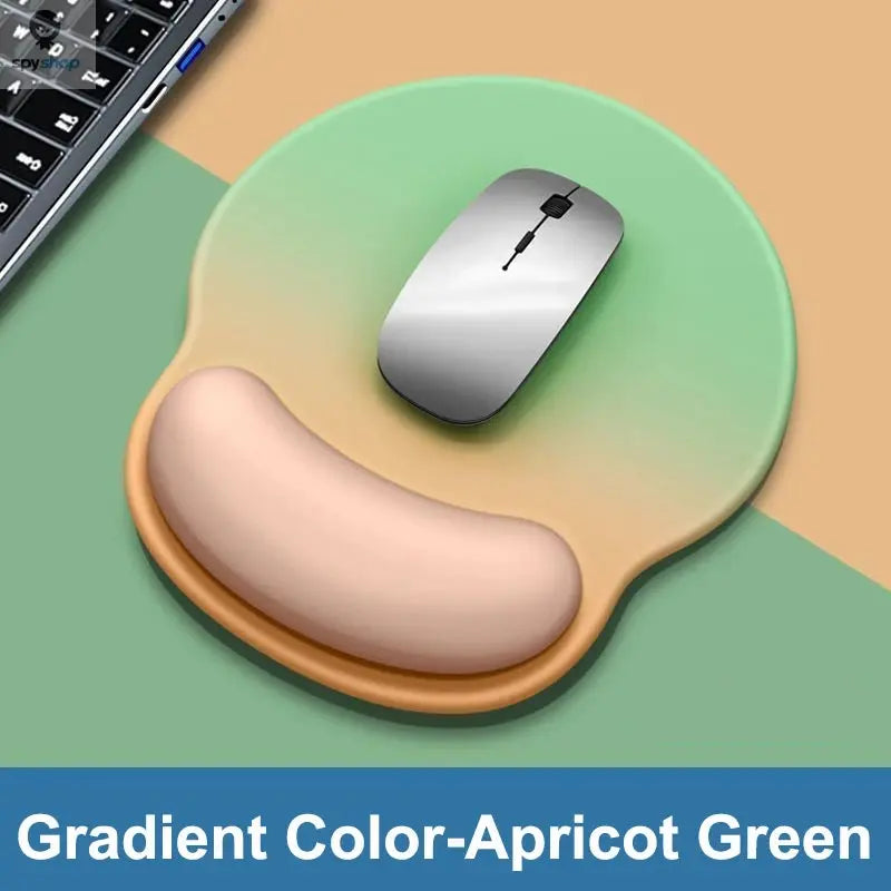 Gradient color mouse pad comfortable wrist rest non-slip mouse pad soft mouse pad wrist rest computer desktop silicone mouse pad Spy-shop.com