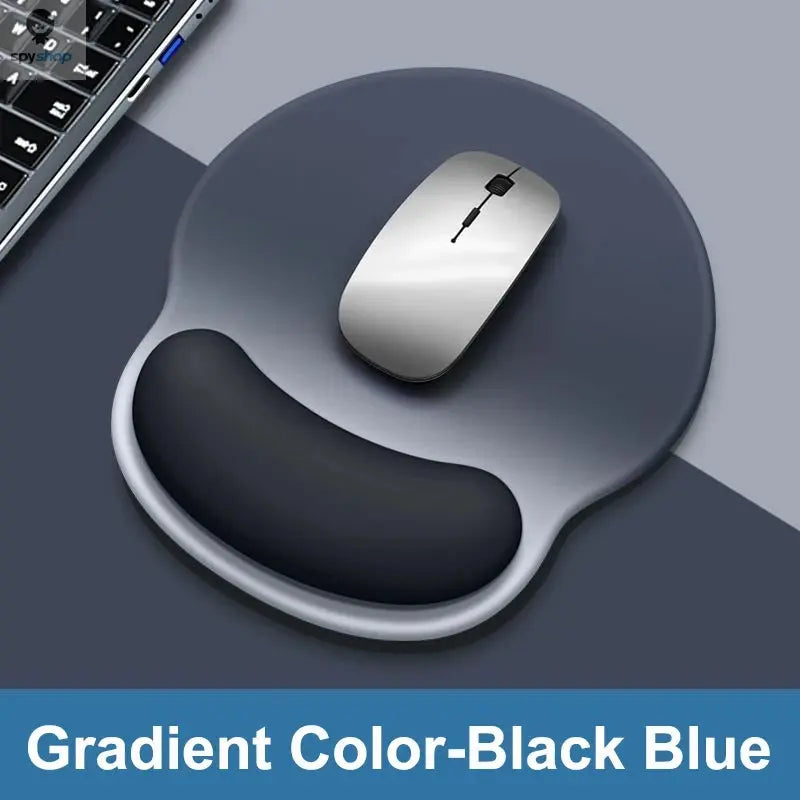 Gradient color mouse pad comfortable wrist rest non-slip mouse pad soft mouse pad wrist rest computer desktop silicone mouse pad Spy-shop.com