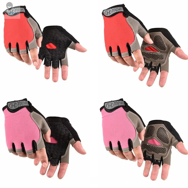 Gym Gloves Fitness Training Fingerless Men Women Bodybuilding Exercise Sports Gloves for Cycling Bicycle Anti Slip Breathable Spy-shop.com