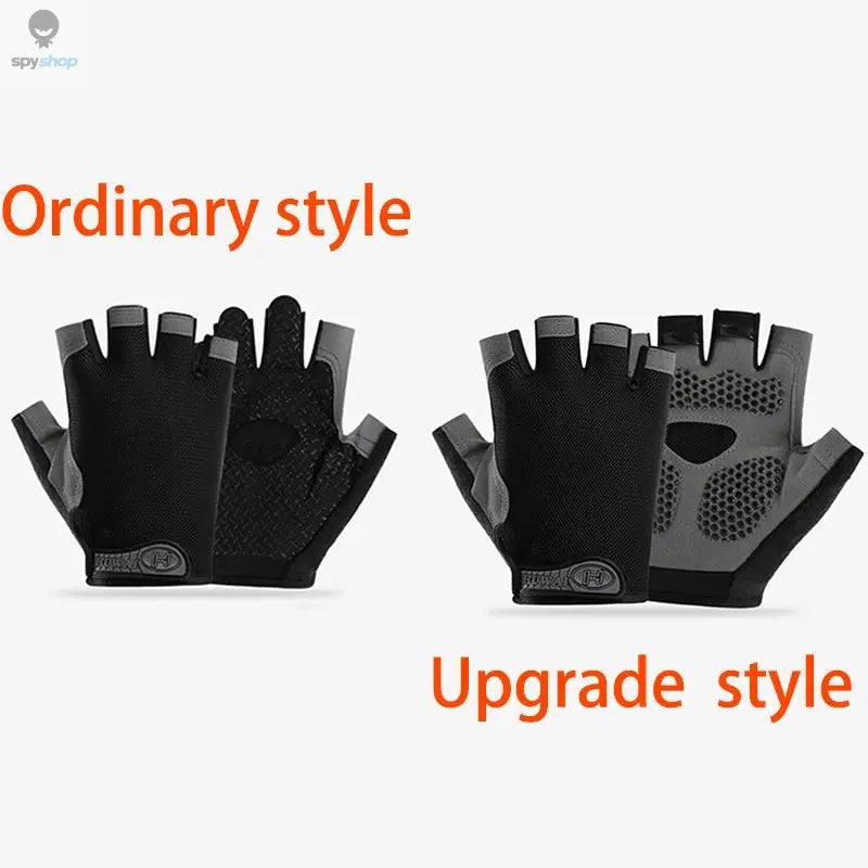 Gym Gloves Fitness Training Fingerless Men Women Bodybuilding Exercise Sports Gloves for Cycling Bicycle Anti Slip Breathable Spy-shop.com