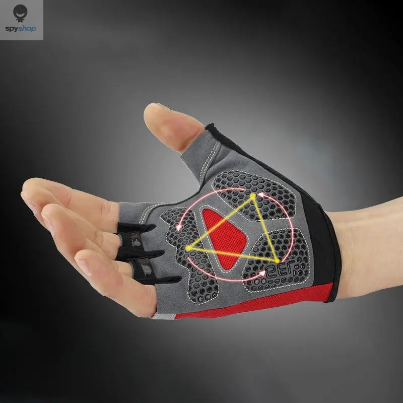 Gym Gloves Fitness Training Fingerless Men Women Bodybuilding Exercise Sports Gloves for Cycling Bicycle Anti Slip Breathable Spy-shop.com
