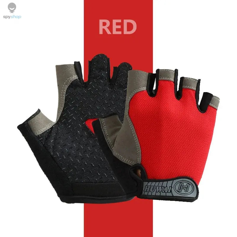 Gym Gloves Fitness Training Fingerless Men Women Bodybuilding Exercise Sports Gloves for Cycling Bicycle Anti Slip Breathable Spy-shop.com