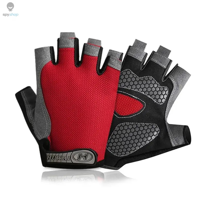 Gym Gloves Fitness Training Fingerless Men Women Bodybuilding Exercise Sports Gloves for Cycling Bicycle Anti Slip Breathable Spy-shop.com