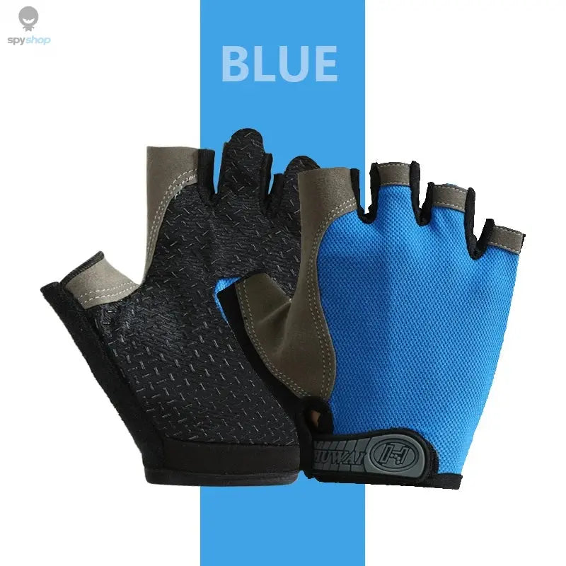Gym Gloves Fitness Training Fingerless Men Women Bodybuilding Exercise Sports Gloves for Cycling Bicycle Anti Slip Breathable Spy-shop.com